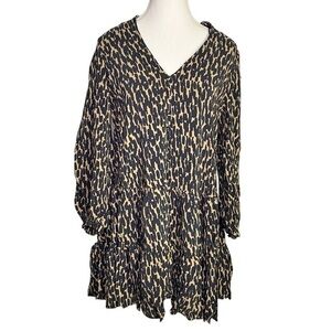 Zara Animal Print Mini Dress